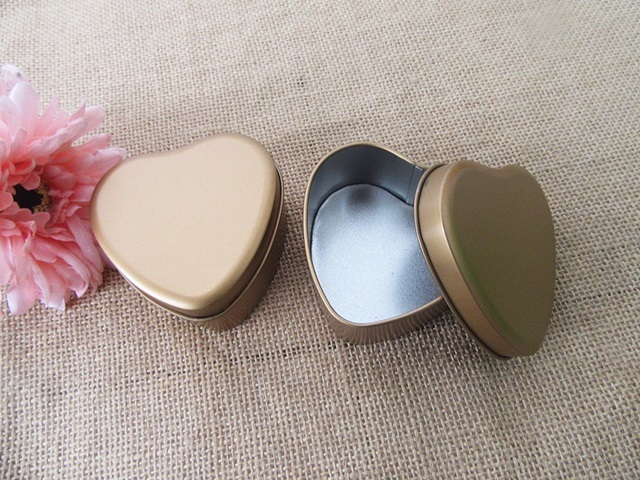 12Pcs Golden Heart Boxes Storage Case Jewellery Wedding Gift Box 12Pcs Golden Heart Boxes Storage Case Jewellery Wedding Gift Box
