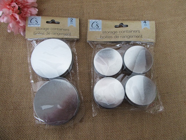 6Sheets Aluminium Tin Can Storage Container Balm Nail Art 6Sheets Aluminium Tin Can Storage Container Balm Nail Art