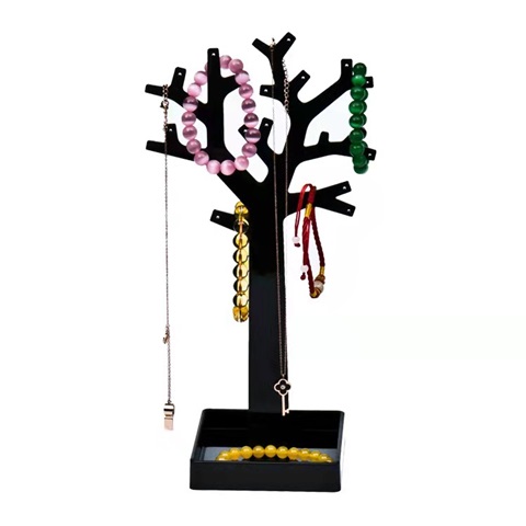 1Pc Black Tree Earring Necklace Bracelet Jewellery Display Stand - Click Image to Close