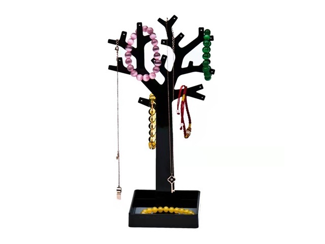 1Pc Black Tree Earring Necklace Bracelet Jewellery Display Stand - Click Image to Close