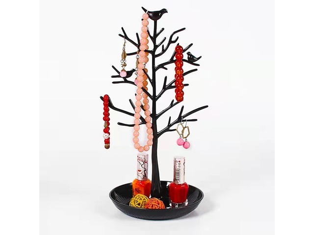 1Pc New Black Tree Earring Necklace Bracelet Jewellery Display S - Click Image to Close