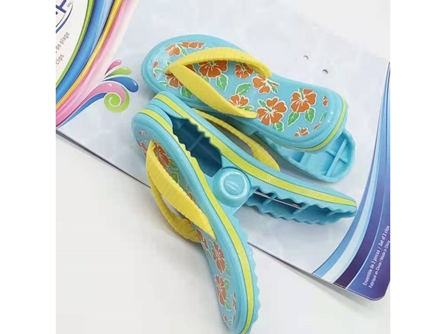 6Pcs Flip Flops Stylish Clips Clothes Pegs Clothes Pin Flip Flop