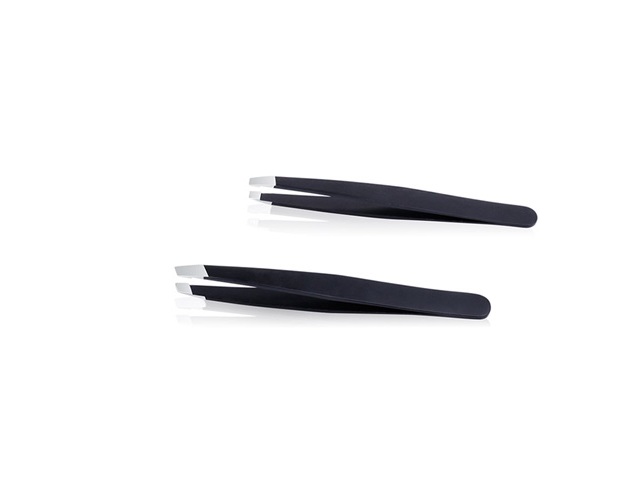 6Sheets x 2Pcs Stainless Steel Beauty Tweezers Cosmetic Tool - Click Image to Close