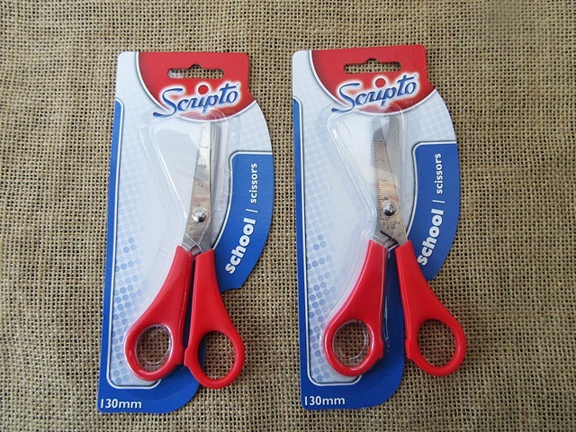 12Pcs New School Scissors Home Office Use - Click Image to Close