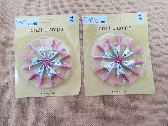 6Sheets x 6Pcs Spring Clip Soft Plastic Tips Craft Clamps 6Sheets x 6Pcs Spring Clip Soft Plastic Tips Craft Clamps