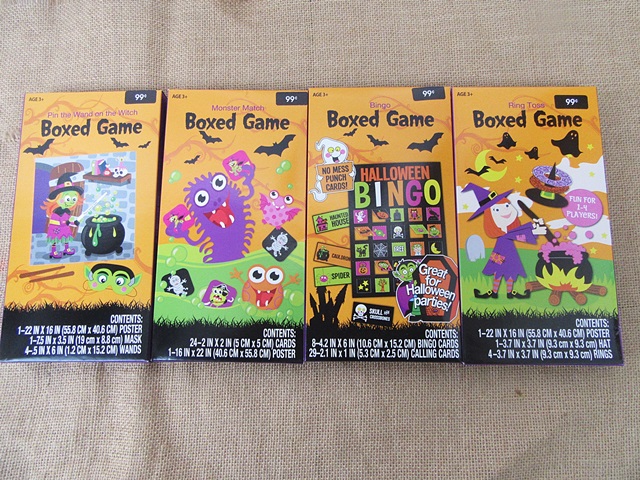 6Sets Boxed Game Ring Toss Bingo Monster Match Pin the Wand - Click Image to Close