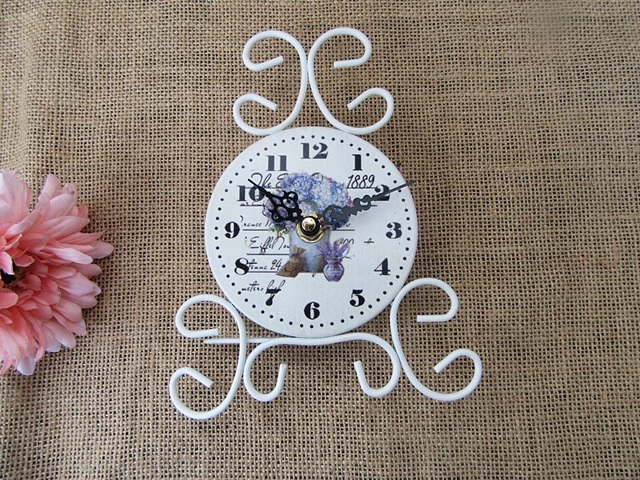 1Pc White Classic Slient Wall Clock Meidi Clock - Click Image to Close