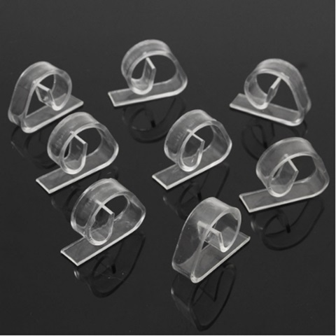 20Pcs Clear Table Cloth Cover Clamps Clip Holder - Click Image to Close
