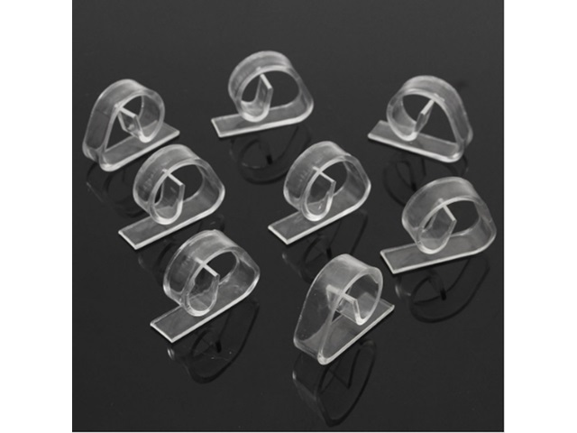 20Pcs Clear Table Cloth Cover Clamps Clip Holder - Click Image to Close