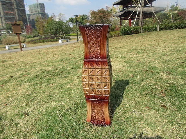 1Pc Vintage Cube Ceramic Flower Vase Home Garden Decoration 60cm 1Pc Vintage Cube Ceramic Flower Vase Home Garden Decoration 60cm
