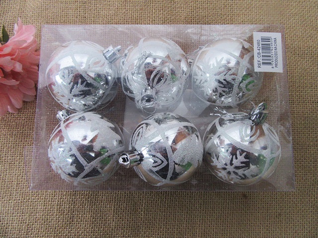 6Pcs Ornament Hanging Ball Garland Home Party Decoration - Click Image to Close