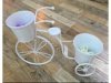 1Set Bicycle Flower Plant Display Stand 2 Holder Home Garden
