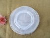 100 White Tulle Round Circles Wedding Favor 26cm Dia