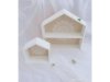 1Set 2in1 House Shape Cake Stands Holder Wedding Party Table Dec 1Set 2in1 House Shape Cake Stands Holder Wedding Party Table Dec