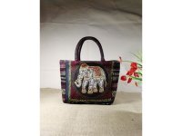 1X New Stylish Elephant Design Handbag Hippie Hand Bag