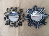24Pcs Vintage Rustic Style Mirror Wall Hanging Home D?cor Assort 24Pcs Vintage Rustic Style Mirror Wall Hanging Home D?cor Assort