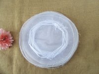 100 White Tulle Round Circles Wedding Favor 26cm Dia 100 White Tulle Round Circles Wedding Favor 26cm Dia