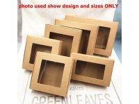 10Pcs Bomboniere Gift Boxes Window Cake Boxes Wrapping Box