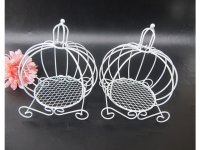 4Pcs White Pumpkin Stroller Baby Shower Candy Gift Box Bombonnie