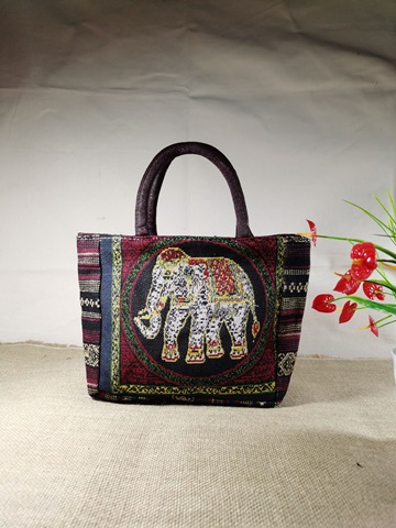 1X New Stylish Elephant Design Handbag Hippie Hand Bag - Click Image to Close
