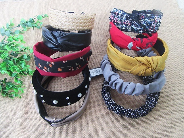 12Pcs Various Head Band Hair Band Hair Hoop Hair Accessories
