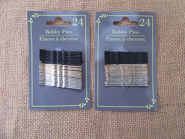 6Sheets x 24Pcs Bobby Pins Grips Hair Barrette Clip Mixed 6Sheets x 24Pcs Bobby Pins Grips Hair Barrette Clip Mixed