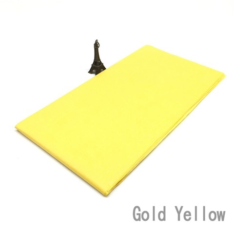 100Pcs Yellow Tissue Paper Gift Wrap Wrapping Craft Paper 50x70 - Click Image to Close