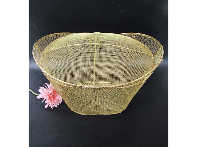 4Pcs Wire Mesh Basket w/Lid Home Storage 33.5x24.5x30cm - Click Image to Close