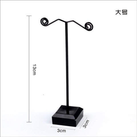 12Pcs Black T-Shape Hook Earring Display Stands Jewelry Stands - Click Image to Close