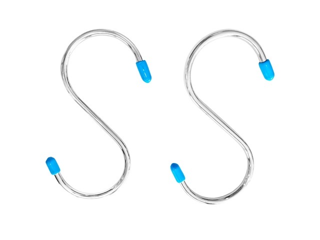 3Sheets x 6Pcs Universal Hook Hanger S-Shape Pot Rack Hooks Home