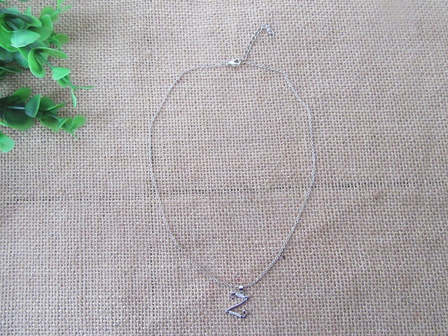 6Pcs Fashion Trend Necklace with Letter-Z Pendant Charms 6Pcs Fashion Trend Necklace with Letter-Z Pendant Charms