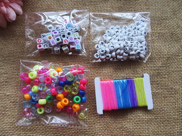 2Packs DIY Jewellery Beads Making Your Own String Bracelets - Click Image to Close