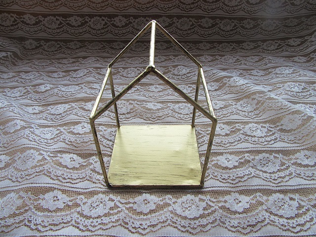 1Pc Golden MINI Cake Stands Holder Wedding Party Table Decor - Click Image to Close