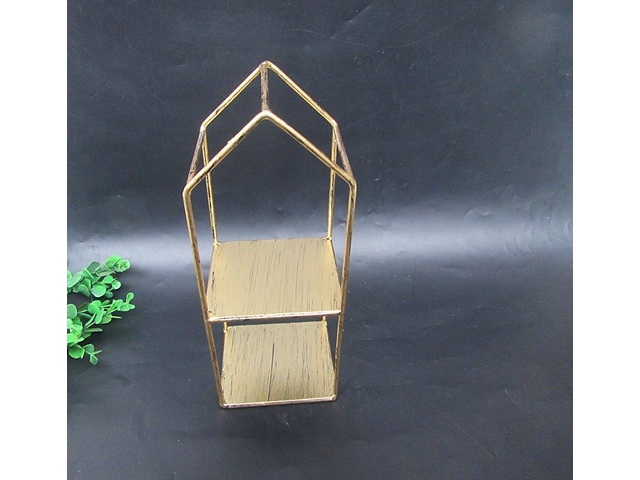 1Pc Golden MINI 2Tiers Cake Stands Holder Wedding Party Table De 1Pc Golden MINI 2Tiers Cake Stands Holder Wedding Party Table De