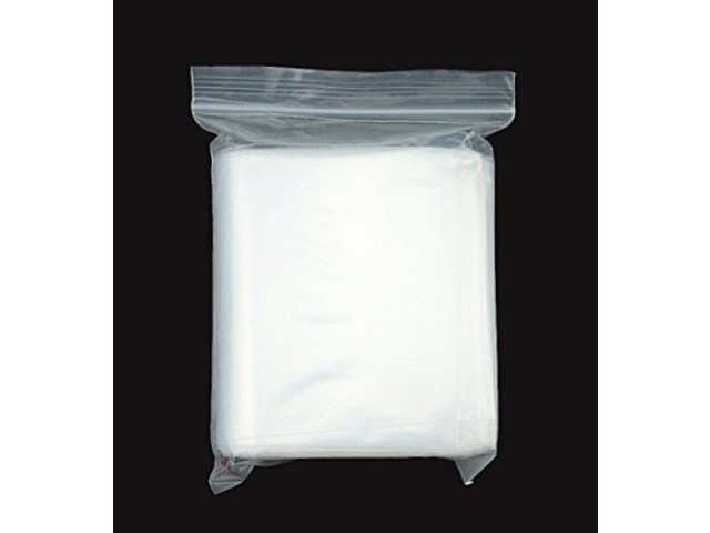 100Pcs Zip Lock Plastic Bags 22.2x15cm Size Resealable
