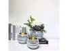 6Pc Silver Cylinder Glass Table Flower Vases 14cm High 6Pc Silver Cylinder Glass Table Flower Vases 14cm High