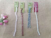 12Sheet Glass Beads Unfinished Bracelet DIY Jewelry Making