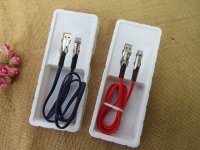 1Pc iPhone Flat Noodle USB Sync Data Charger Cable Mobile Access 1Pc iPhone Flat Noodle USB Sync Data Charger Cable Mobile Access