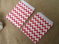 12Packs x 12Pcs Disposable Snack Bags Loot Bags Treat Bag - Red
