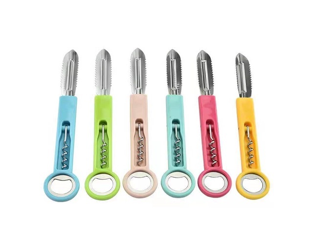 6Pcs Fruits Vegetables Peeler Bottle Opener Kitchen Tools