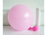 100Pcs Baby Pink Natural Latex Balloons Party Supplies 30cm