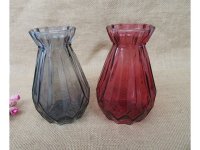 72Pcs Diamond Shape Glass Vases Wedding Party Supplies Mixed Col