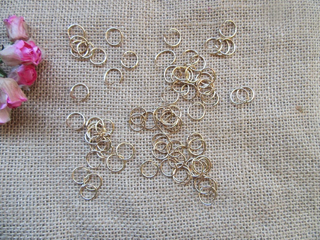 450g (Approx 1900Pc) Golden Color Jumprings Jewelry Jump Ring 12 450g (Approx 1900Pc) Golden Color Jumprings Jewelry Jump Ring 12