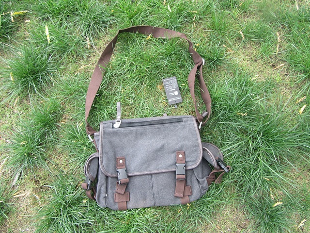 1Pc Gray Vintage Design Hand Bag Sling Bag Unisex Bag - Click Image to Close