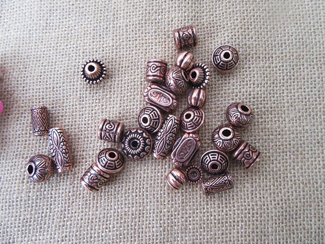 250g Tribal Bead Jungle Beads Fancy Engraved Designer Beads - Co 250g Tribal Bead Jungle Beads Fancy Engraved Designer Beads - Co