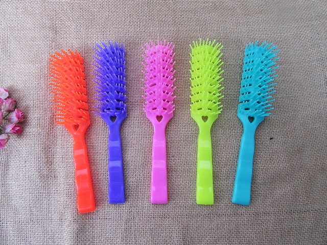 4x12Pcs Candy Color Comfort Hairbrush Combs Mixed Wholesale