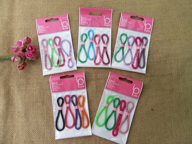 6Packsx 4Pcs Elastic Slim Hair Band Ponytail Holders Hair Tie Mi 6Packsx 4Pcs Elastic Slim Hair Band Ponytail Holders Hair Tie Mi