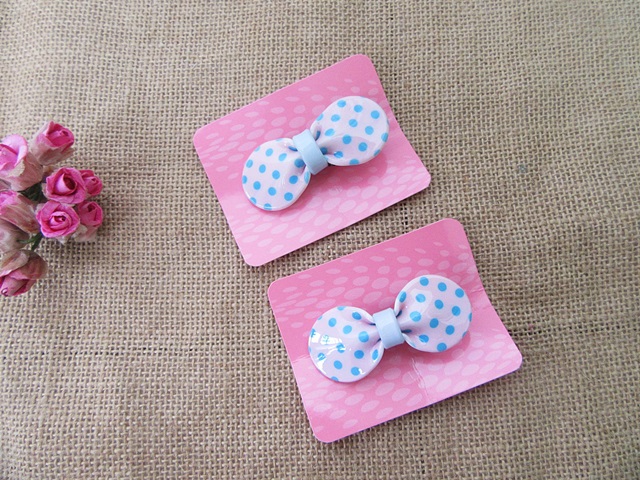 6Pcs Cute Bow Hair Clips Hair Accessories - Click Image to Close