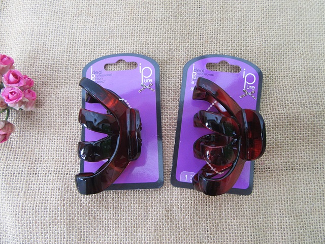 6Pcs Fashion Brown Hair Clips Hair Clamps Hair Accessories 6Pcs Fashion Brown Hair Clips Hair Clamps Hair Accessories