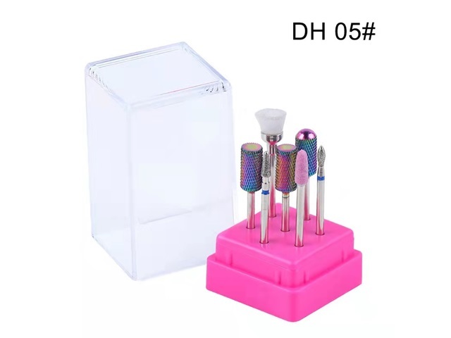 1Setx 7Pcs Nail Drill Bits Polishing Head Set Cuticle Remover bh 1Setx 7Pcs Nail Drill Bits Polishing Head Set Cuticle Remover bh